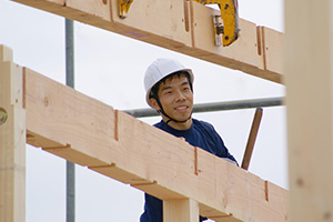 中庭住宅を支える人
